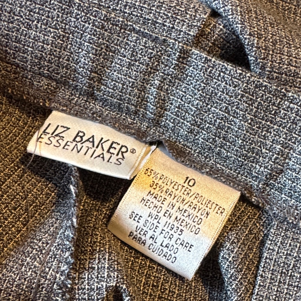 Gray slacks